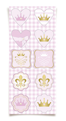 Adesivo Reinado da Princesa 03 Cartelas